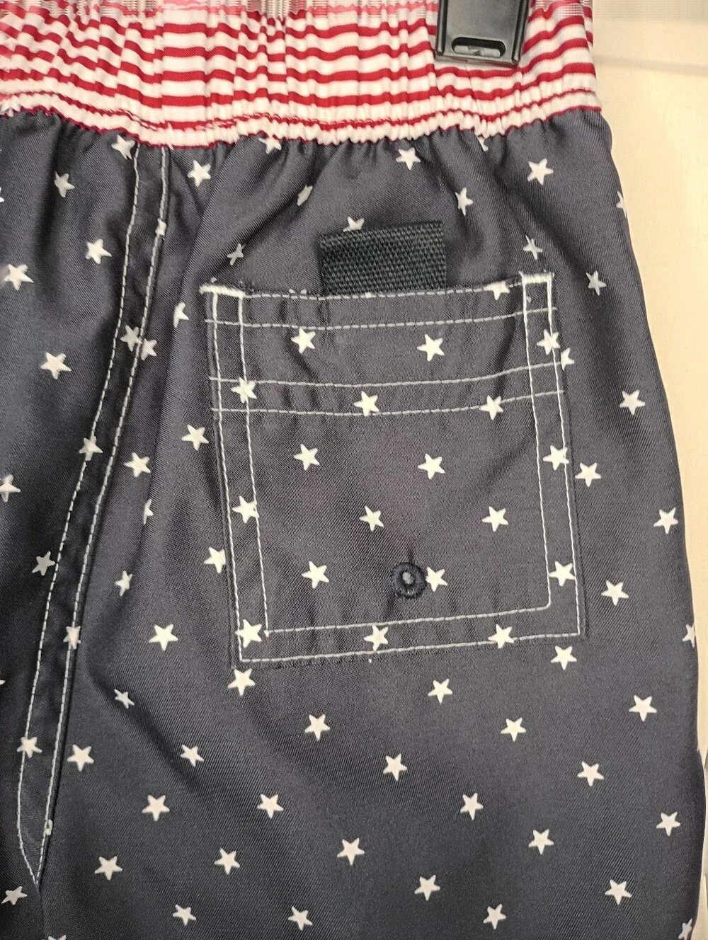 Vintage GAP Baby Boys Patriotic Swim Trunks Size 3/6M